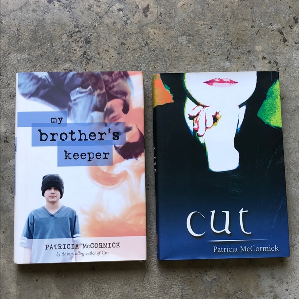 Two Teen Books by Patricia McCormick-My Brothers Keeper & Cut
